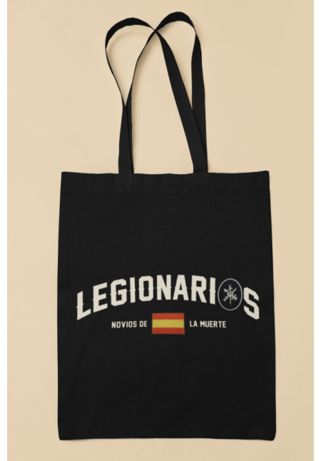 TOTE BAG LEGIÓN BANDERA EFECTO BORDADO