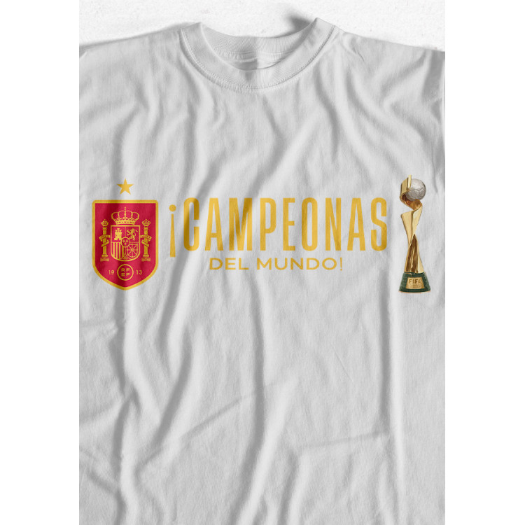 CAMISETA CAMPEONAS MUNDIAL BLANCA