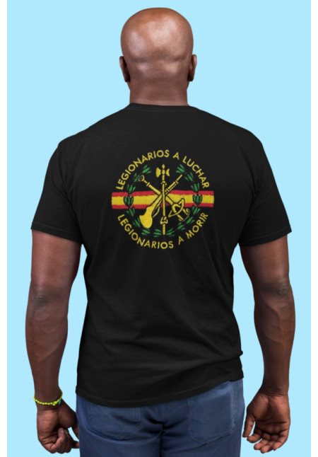 CAMISETA LEGION EFECTO BORDADO