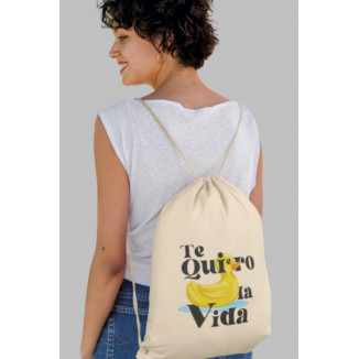 BOLSA MOCHILA - TE QUIERO PATO LA VIDA