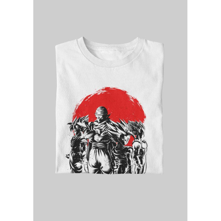 CAMISETA DRAGON BALL GUERREROS Z 