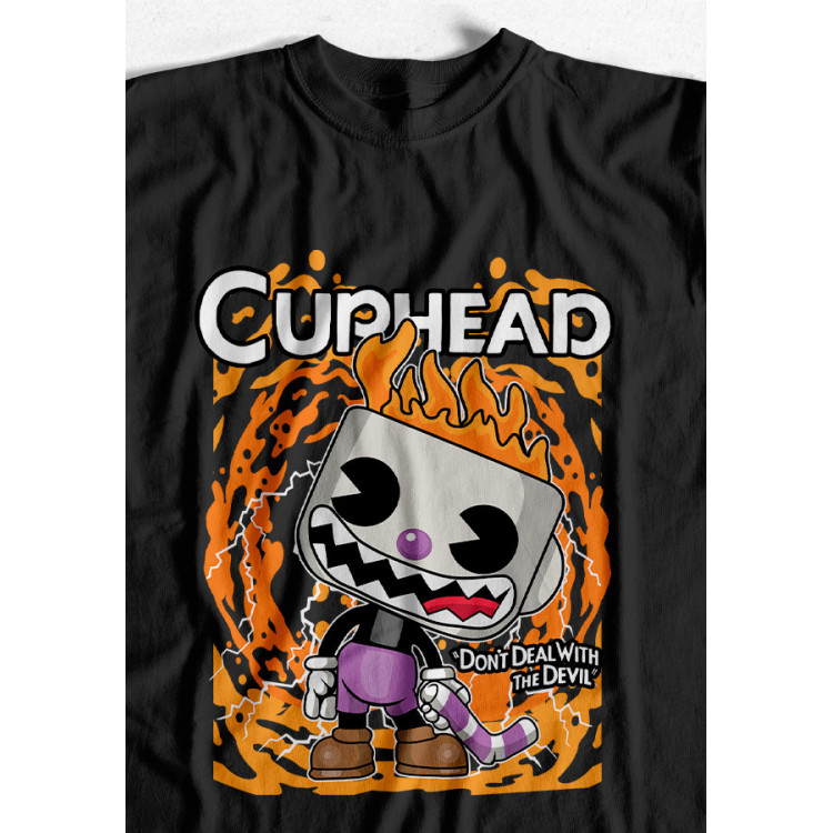 CAMISETA FUNKO EVIL CUPHEAD