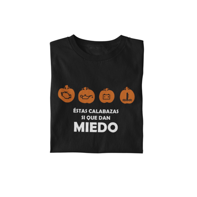 CAMISETA ÉSTAS CALABAZAS SI QUE DAN MIEDO