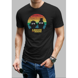 CAMISETA AMIGOS PARA SIEMPRE BARRIO SÉSAMO