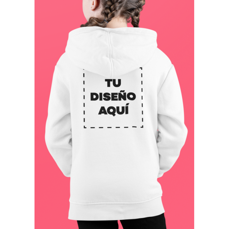 SUDADERA CON GORRO NIÑO PERSONALIZADA