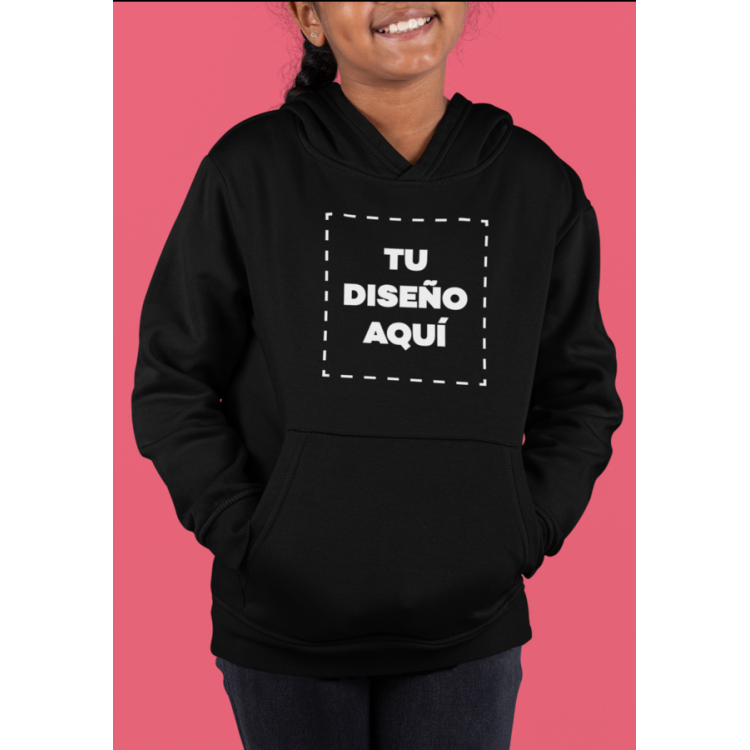 SUDADERA CON GORRO NIÑO PERSONALIZADA