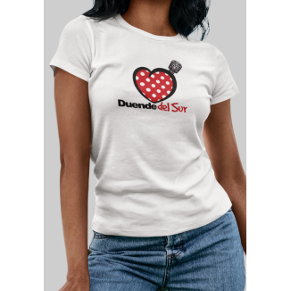 CAMISETA CORAZÓN DUENDE DEL SUR MUJER