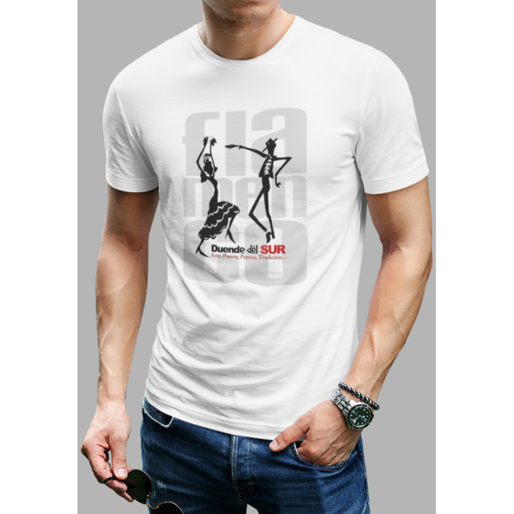 CAMISETA FLAMENCO HOMBRE DUENDE DEL SUR