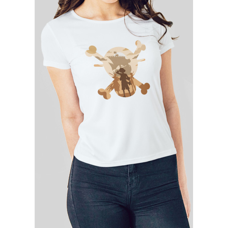 CAMISETA ONE PIECE SILUETA 