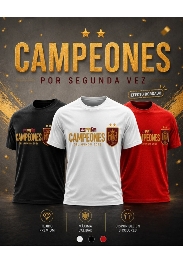 CAMISETA CAMPEONES DEL MUNDO 2026