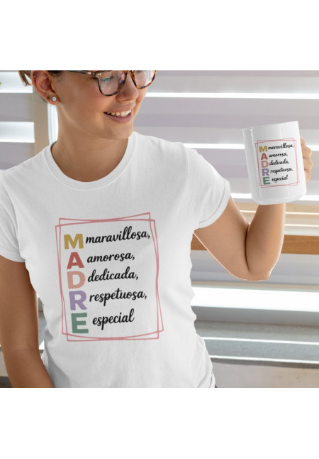 LOTE CAMISETA Y TAZA MADRE