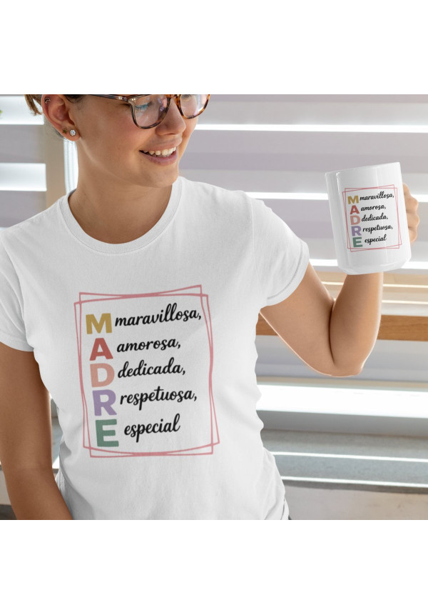 LOTE CAMISETA Y TAZA MADRE