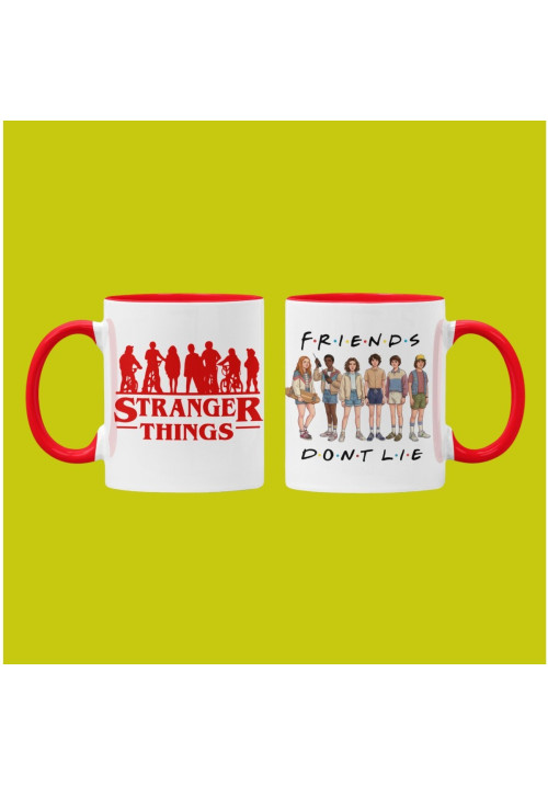 TAZA STRANGERS THINGS FRIENDS