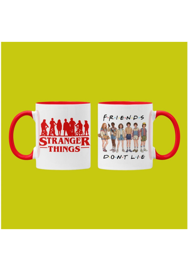 TAZA STRANGERS THINGS FRIENDS