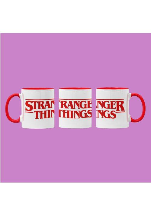 TAZA STRANGERS THINGS LOGO
