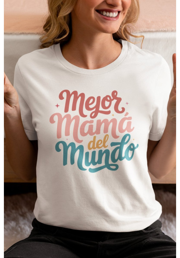 CAMISETA MEJOR MADRE DEL MUNDO