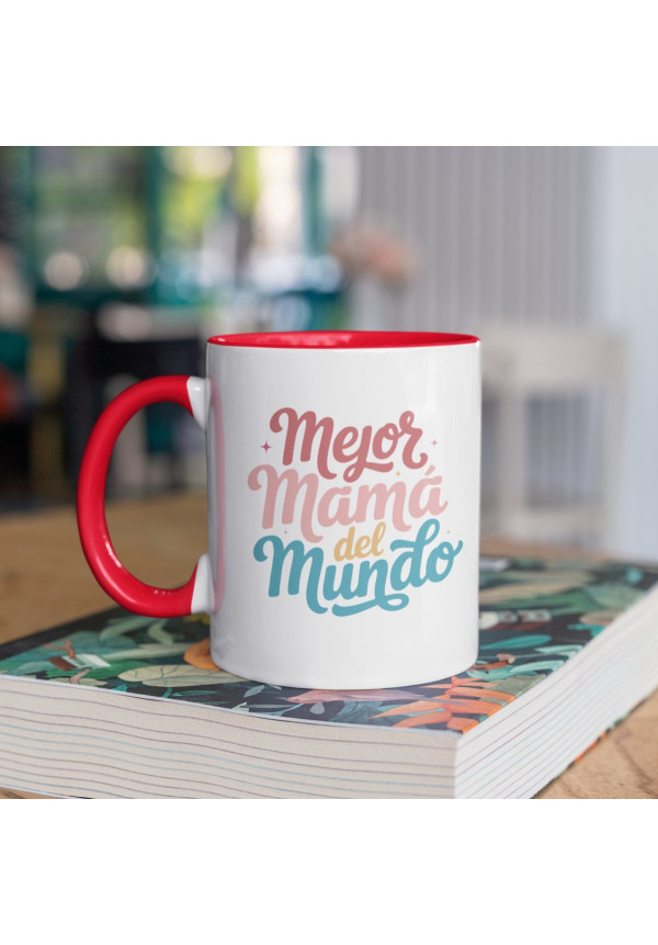 LOTE CAMISETA Y TAZA MEJOR MAMÁ DEL MUNDO