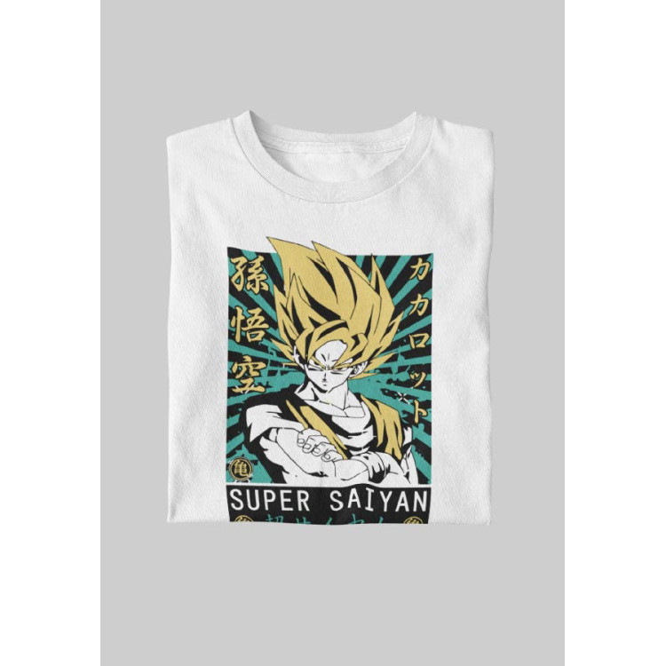 CAMISETA DRAGON BALL SUPER SAIYAN 